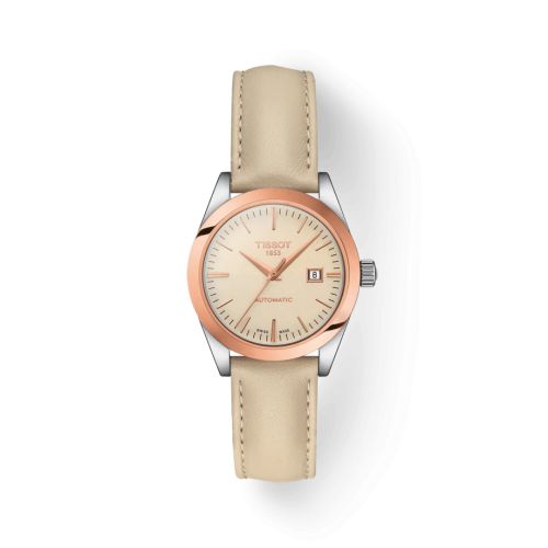 Tissot T-My Automatic Stainless Steel / Rose Gold / Beige
